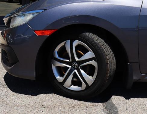 Modern Steel Metallic 2017 Honda Civic LX