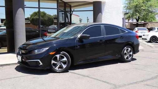 Crystal Black Pearl 2020 Honda Civic LX