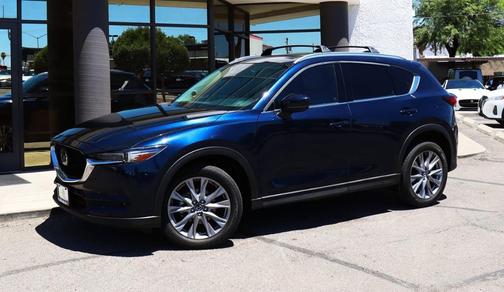 Deep Crystal Blue Mica 2021 Mazda CX-5 Grand Touring