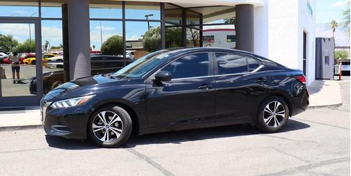 Super Black 2021 Nissan Sentra SV