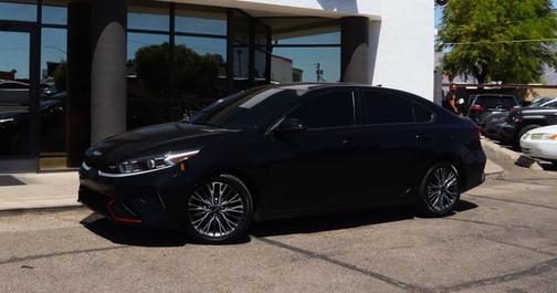 Aurora Black 2022 Kia Forte GT-Line