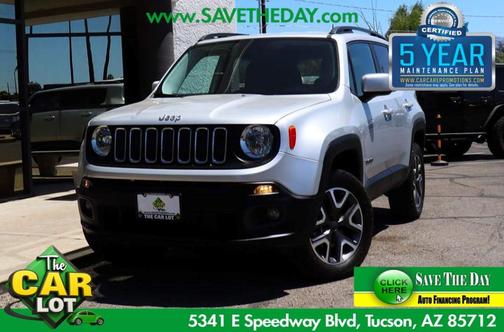 Glacier Metallic 2017 Jeep Renegade Latitude