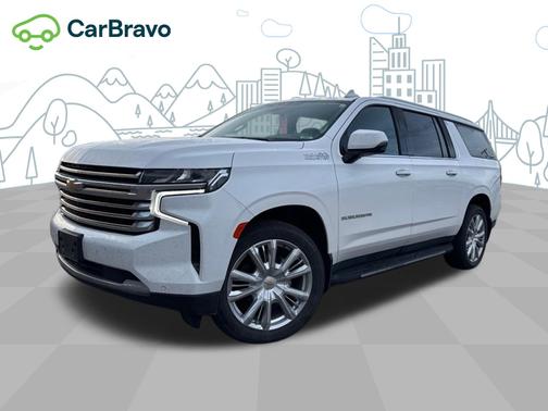 Summit White 2021 Chevrolet Suburban High Country