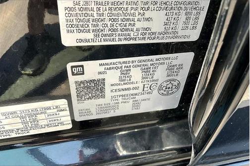 2021 GMC Sierra 1500 AT4