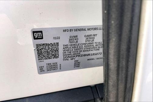 Iridescent Pearl Tricoat 2022 Chevrolet Tahoe 4WD Z71