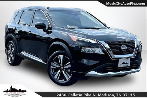 Super Black 2023 Nissan Rogue Platinum