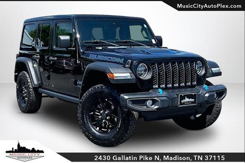 Black Clearcoat 2022 Jeep Wrangler Unlimited 4xe Rubicon