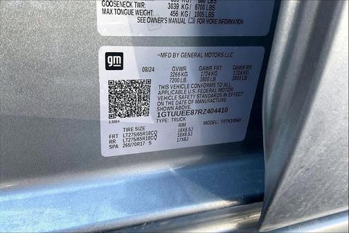 2024 GMC Sierra 1500 AT4