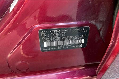 2020 Mitsubishi Mirage LE