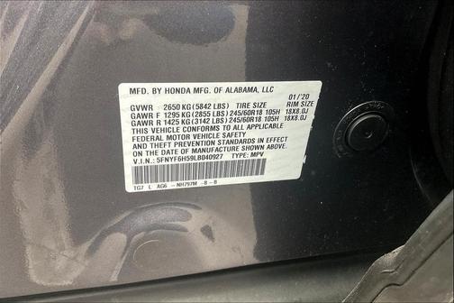 2020 Honda Pilot AWD EX-L