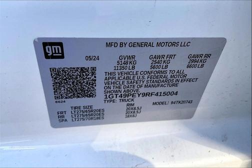 2024 GMC Sierra 2500 AT4