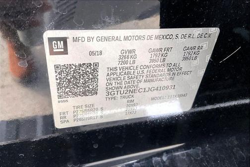 2018 GMC Sierra 1500 SLT