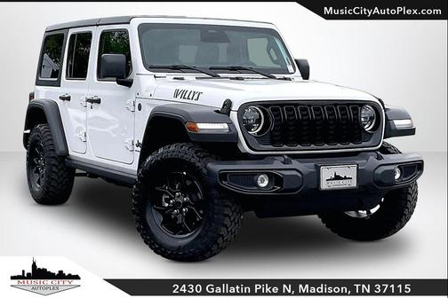 Bright White Clearcoat 2025 Jeep Wrangler 4xe Willys