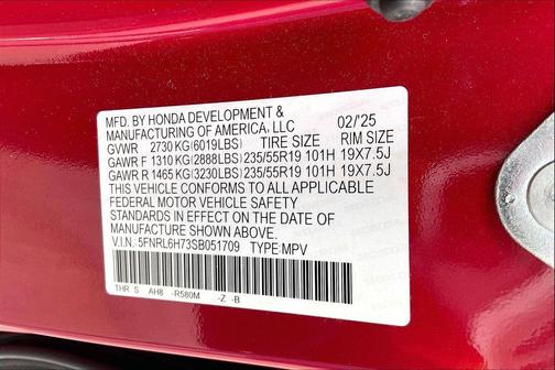 2025 Honda Odyssey Sport-L