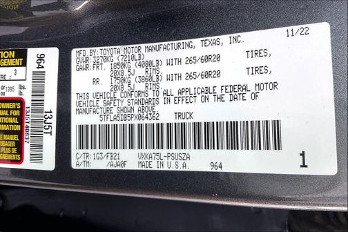 2023 Toyota Tundra SR5