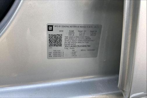 2018 Chevrolet Silverado 1500 1LT