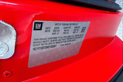 2017 Chevrolet Corvette Grand Sport