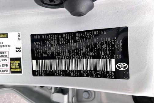 2024 Toyota Corolla LE