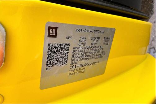 2019 Chevrolet Corvette Z06