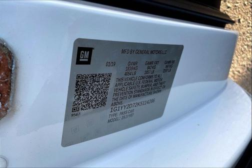 2019 Chevrolet Corvette Grand Sport