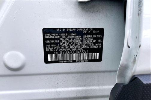 2020 Subaru Forester Sport