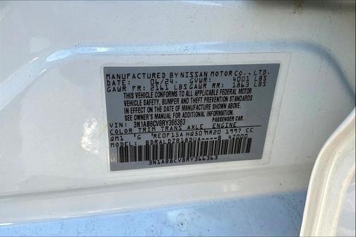 2024 Nissan Sentra SV