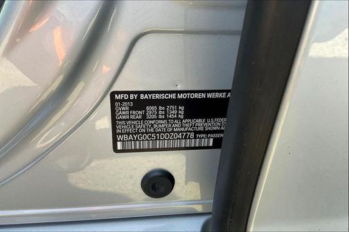 Silver 2013 BMW 760 760LI