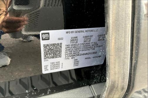 2022 Chevrolet Suburban 4WD Z71