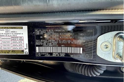 2021 Toyota 4Runner Trail Special Edition
