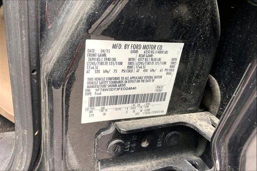 2015 Ford F-350 Lariat