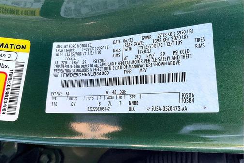 2022 Ford Bronco Big Bend