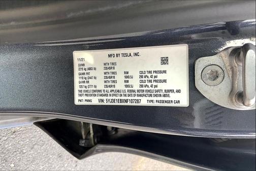 2022 Tesla Model 3 Long Range