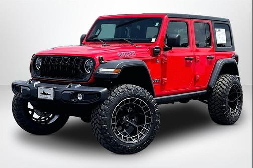 Firecracker Red Clearcoat 2025 Jeep Wrangler 4xe Willys