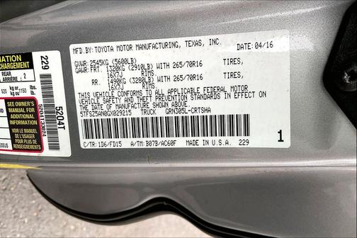 2016 Toyota Tacoma TRD Off Road