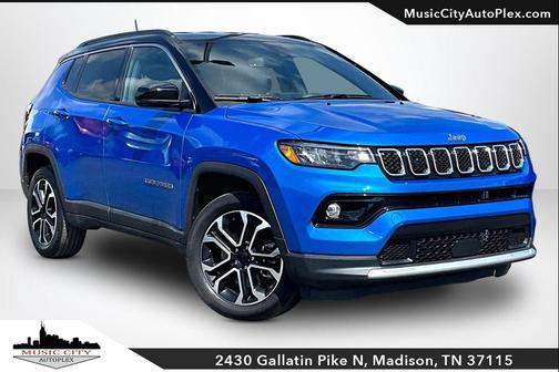 Laser Blue Pearlcoat 2023 Jeep Compass Limited