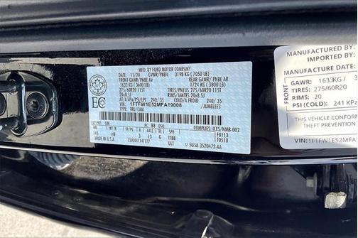 2021 Ford F-150 Lariat