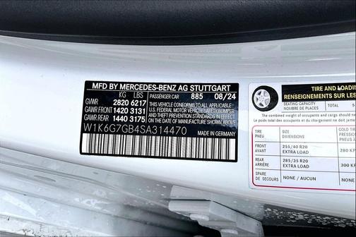 MANUFAKTUR Moonlight White Metallic 2025 Mercedes-Benz S-Class 4MATIC