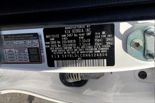 2022 Kia Sorento S