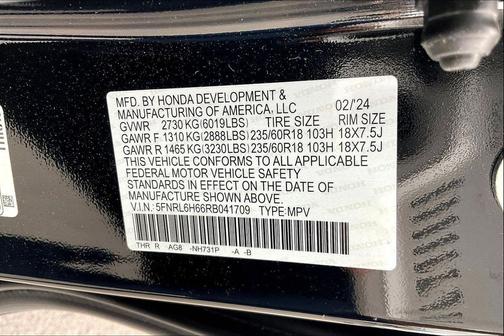 2024 Honda Odyssey EX-L