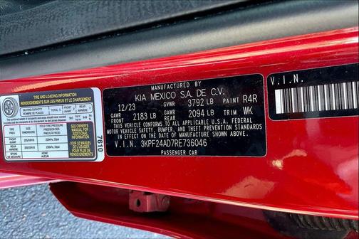 2024 Kia Forte LXS