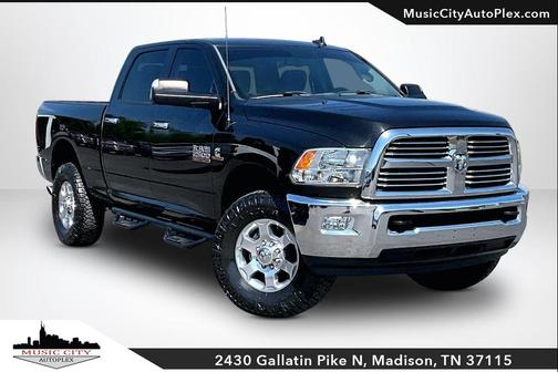 Brilliant Black Crystal Pearlcoat 2018 RAM 2500 Big Horn Crew Cab 4x4 6'4' Box