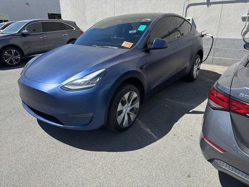 Blue 2021 Tesla Model Y Long Range