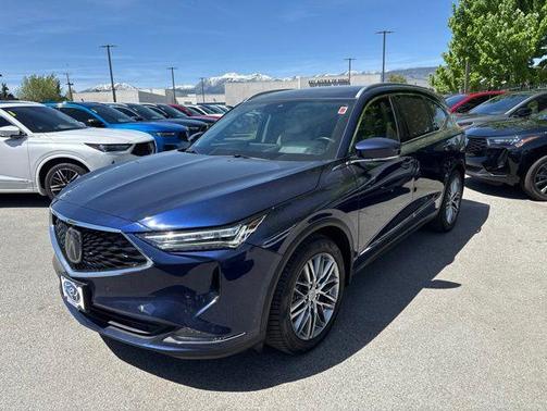 Blue 2022 Acura MDX Advance