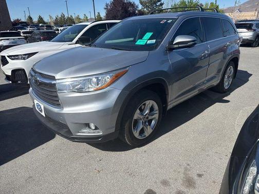 Silver Sky Metallic 2016 Toyota Highlander Limited Platinum