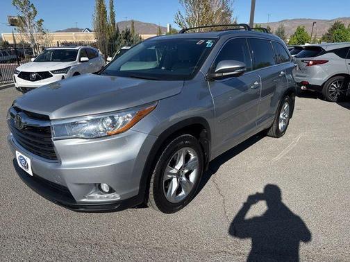 Silver Sky Metallic 2016 Toyota Highlander Limited Platinum