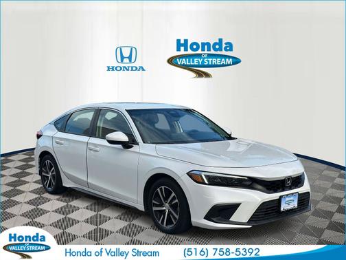 Platinum White Pearl 2023 Honda Civic
