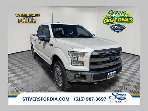 White Platinum Metallic Tri-Coat 2016 Ford F-150 XLT