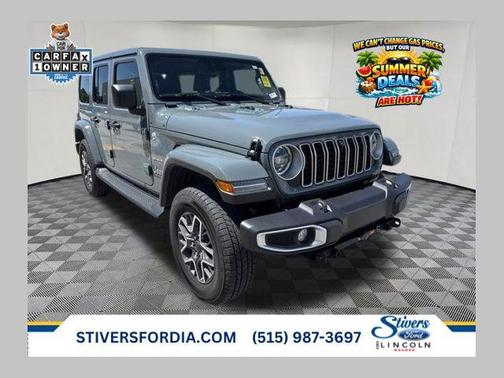 Anvil Clear Coat 2024 Jeep Wrangler 4-Door Sahara 4x4