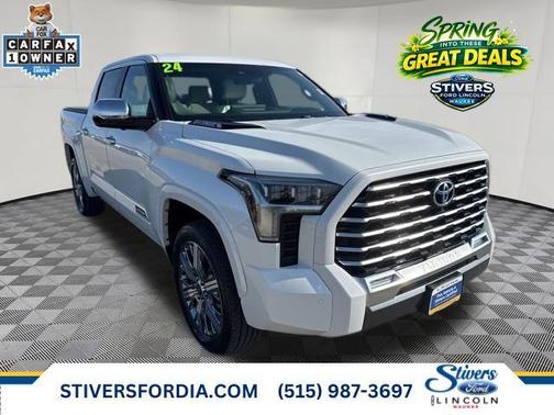 Wind Chill Pearl 2024 Toyota Tundra Hybrid Capstone