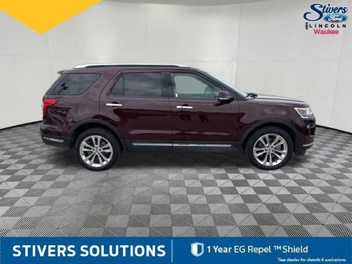 Burgundy 2018 Ford Explorer Limited